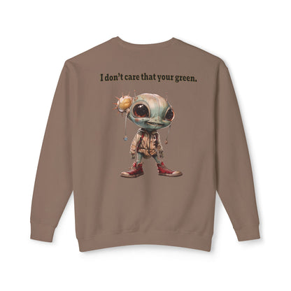 I don't care that your grey - Unisex Lightweight Crewneck Sweatshirt