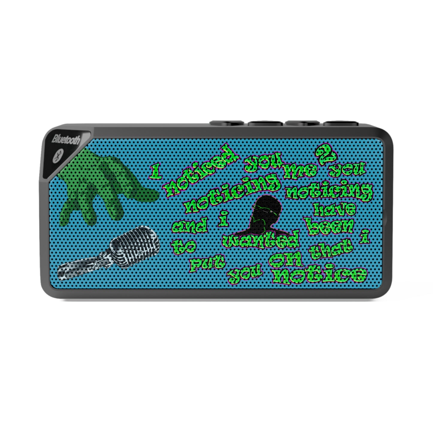 noticed you noticing - Jabba Bluetooth Speaker (turquoise)
