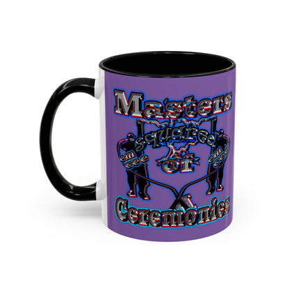 em cee squared - Accent Mug (light purple)