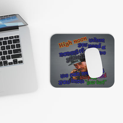 high noon - Mouse Pad (Rectangle) (grey-light grey)