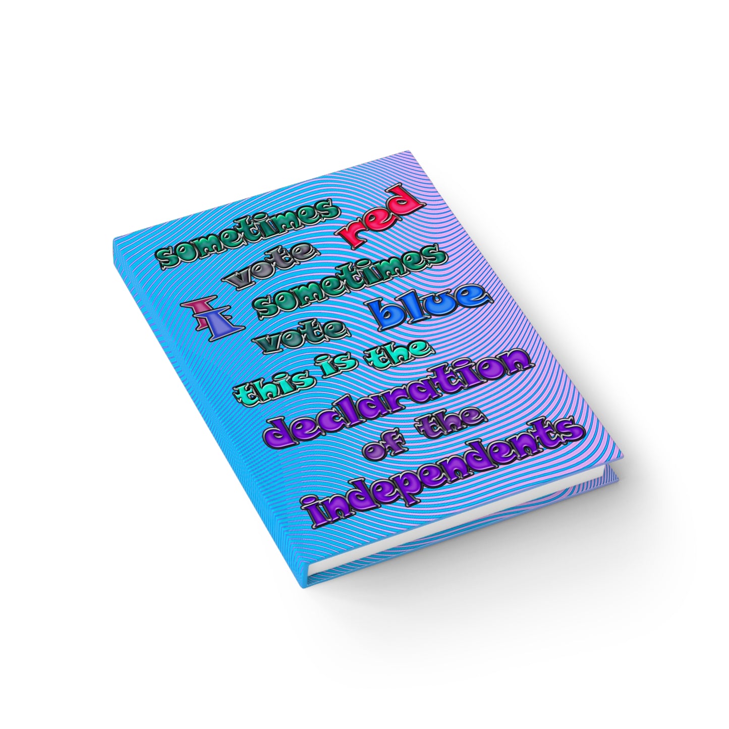 declaration of the independents - journal-blank (light blue-purple wave)