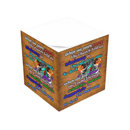 doggystyle - note cube (brown papyrus)