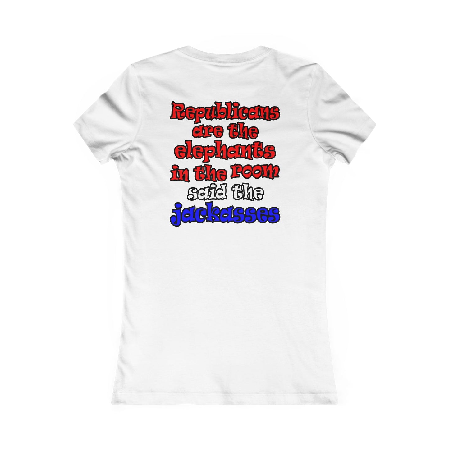 donkeys and elephants - Women's Favorite Tee