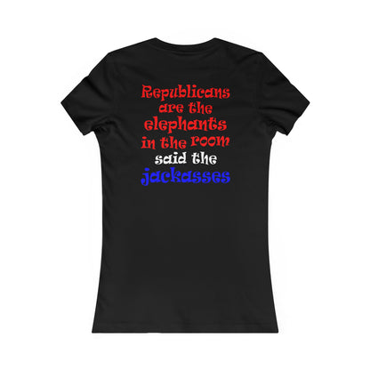 donkeys and elephants - Women's Favorite Tee