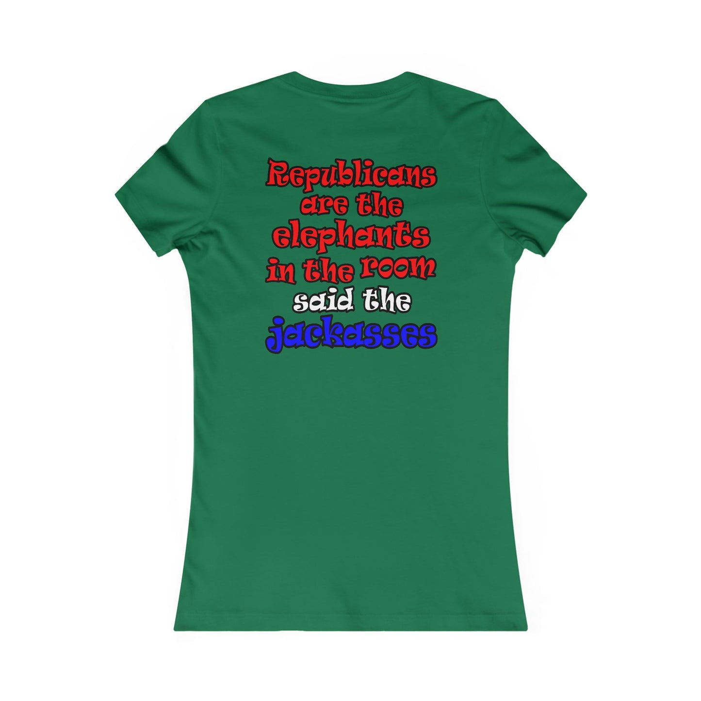 donkeys and elephants - Women's Favorite Tee