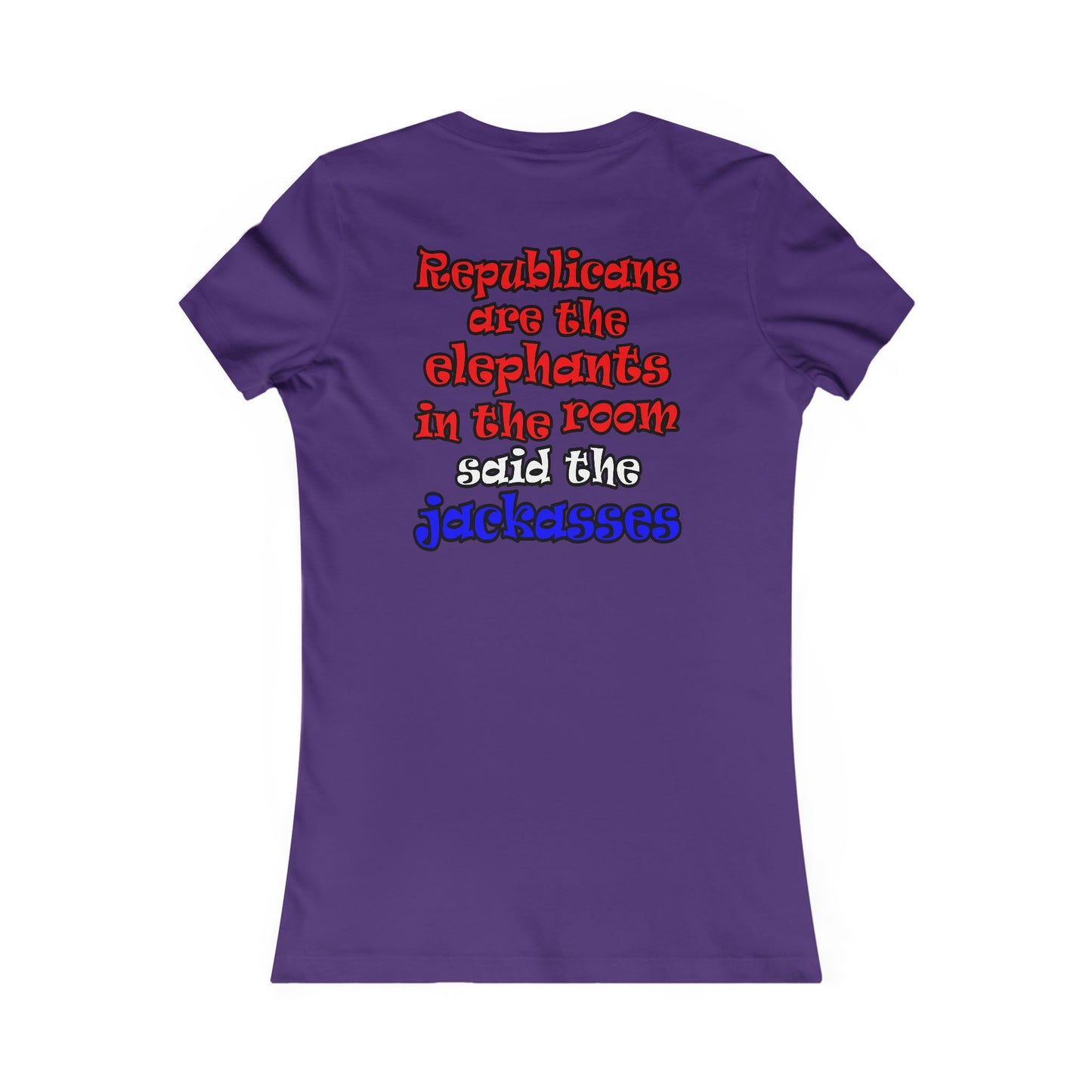 donkeys and elephants - Women's Favorite Tee