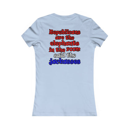 donkeys and elephants - Women's Favorite Tee