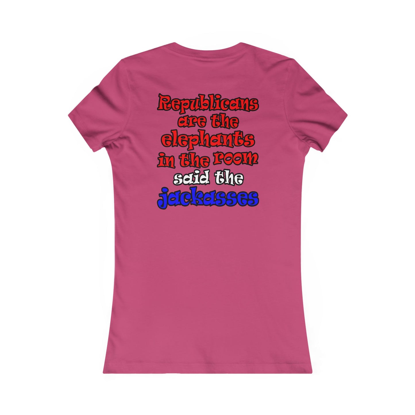 donkeys and elephants - Women's Favorite Tee