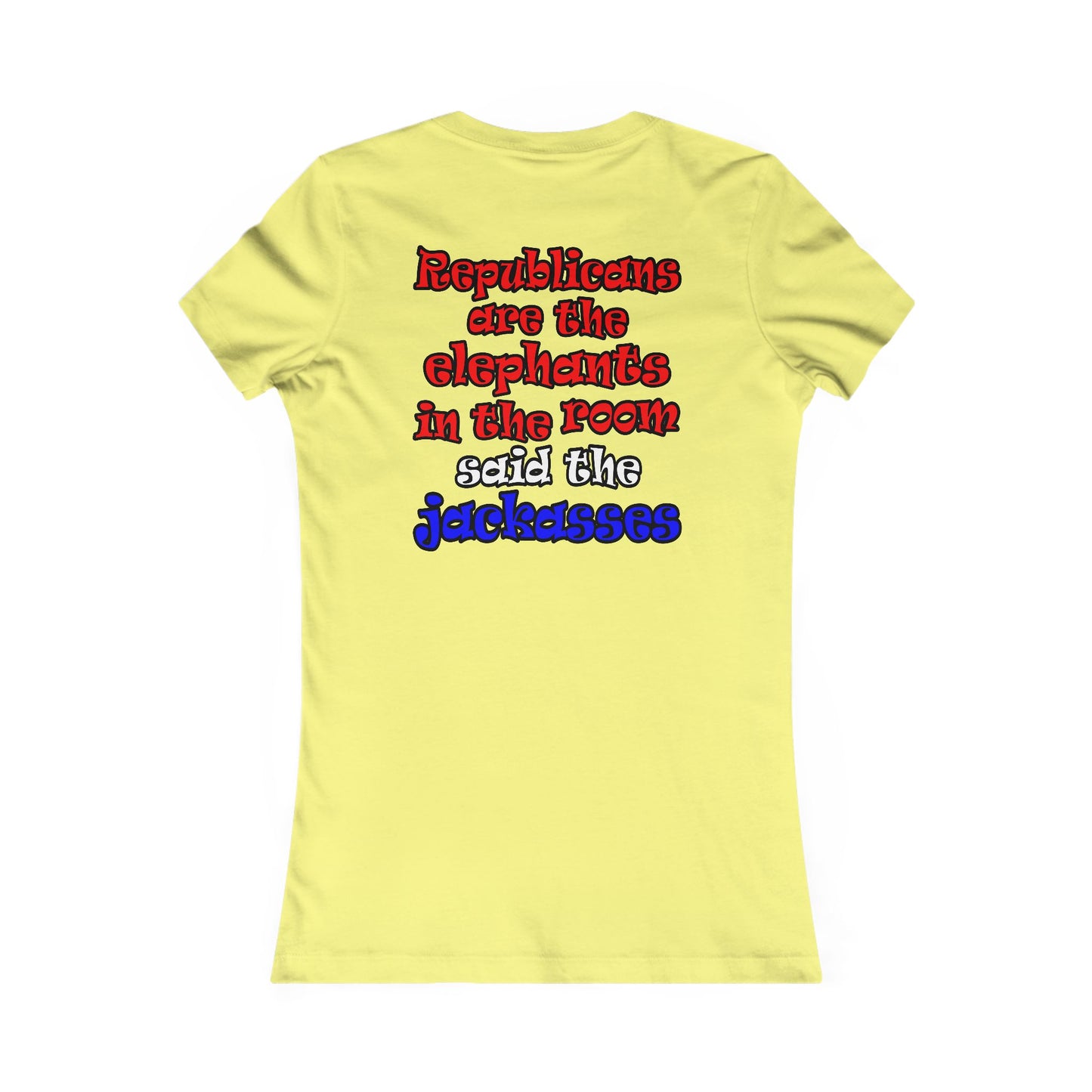 donkeys and elephants - Women's Favorite Tee