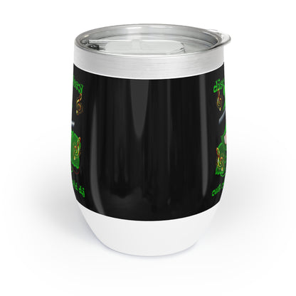 disc jockey - Chill Wine Tumbler (black)