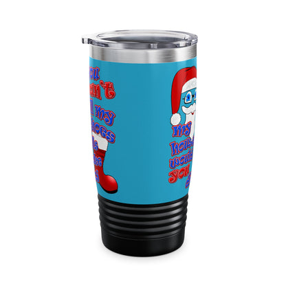 santa's shoes - Ringneck Tumbler, 20oz (turquoise)