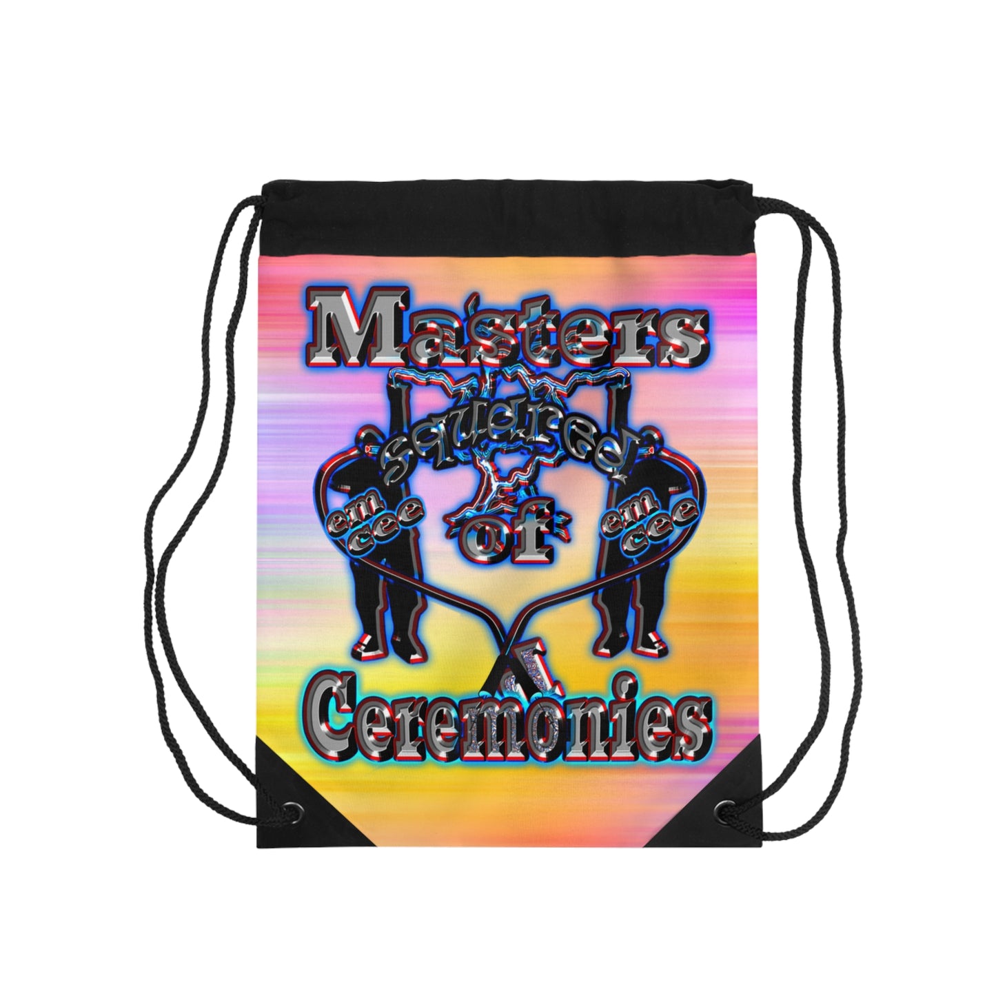 em cee squared - Drawstring Bag (color blur)