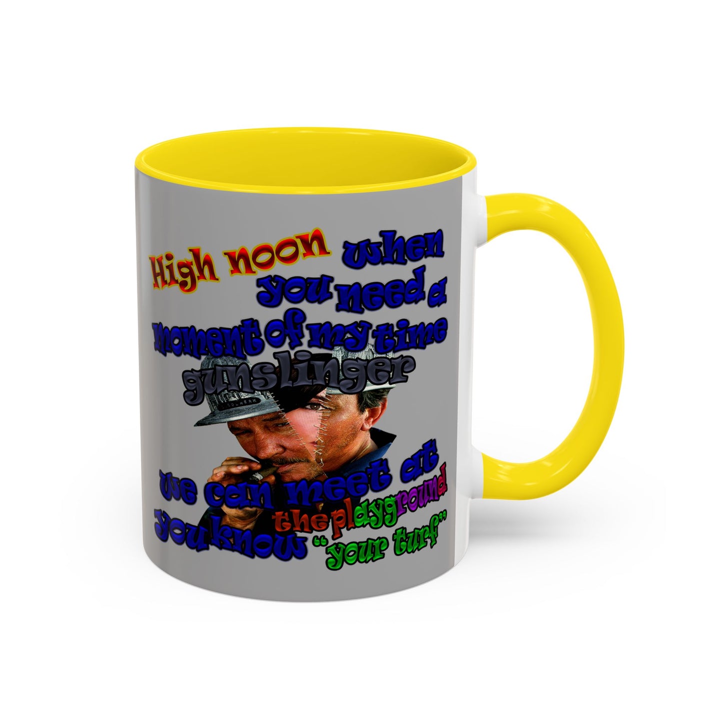 high noon - Accent Mug (light grey)