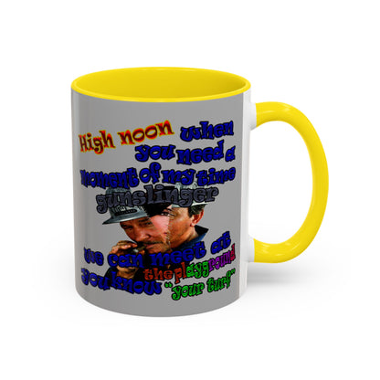 high noon - Accent Mug (light grey)
