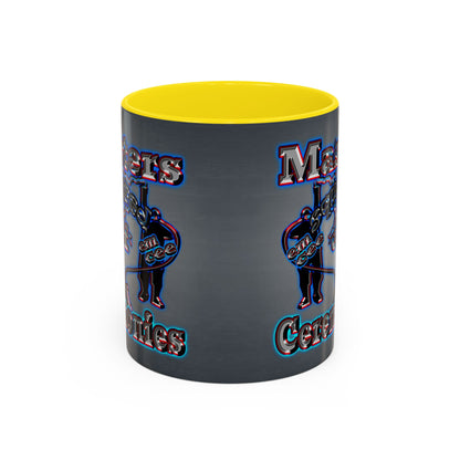 em cee squared - Accent Mug (grey-light grey)