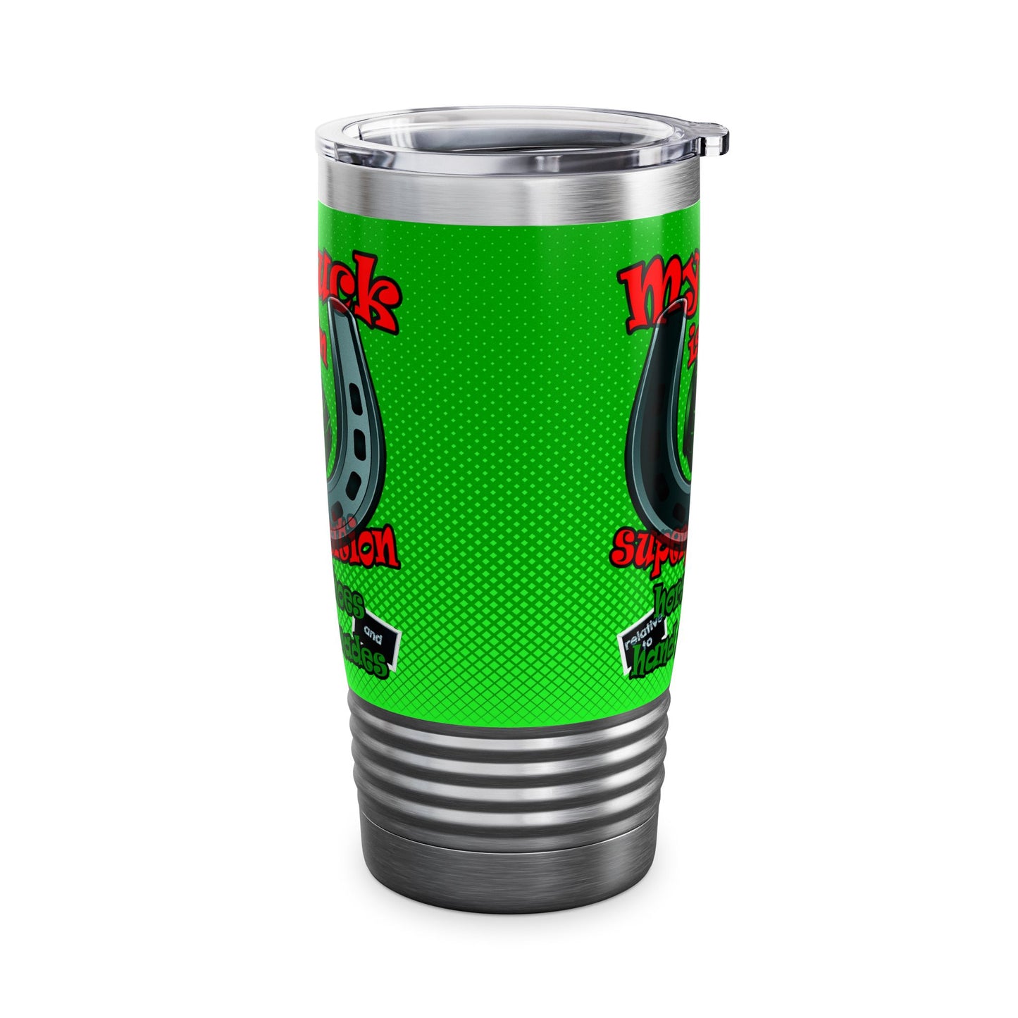 my luck - Ringneck Tumbler, 20oz (logo green)