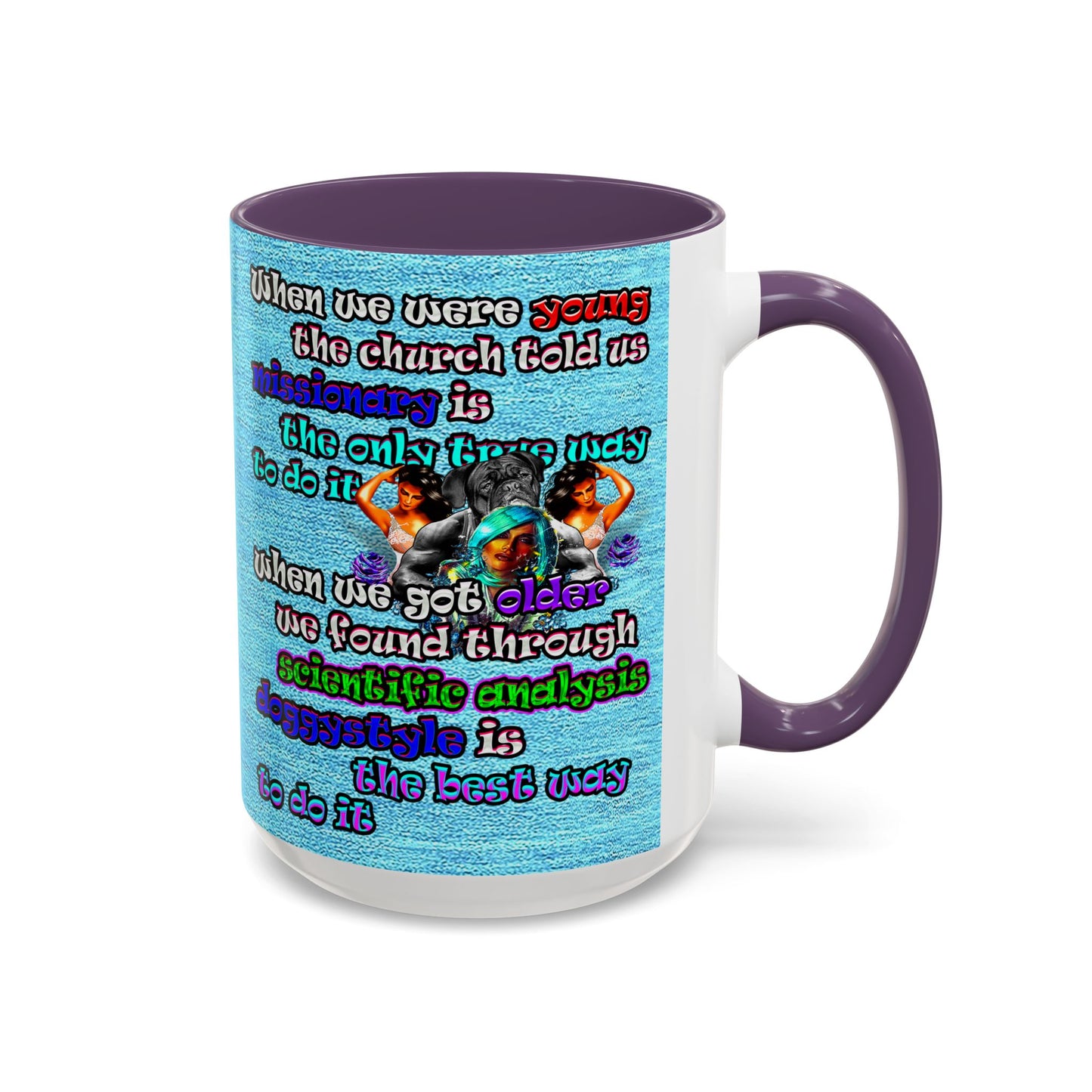 doggystyle - Accent Mug (faded blue)