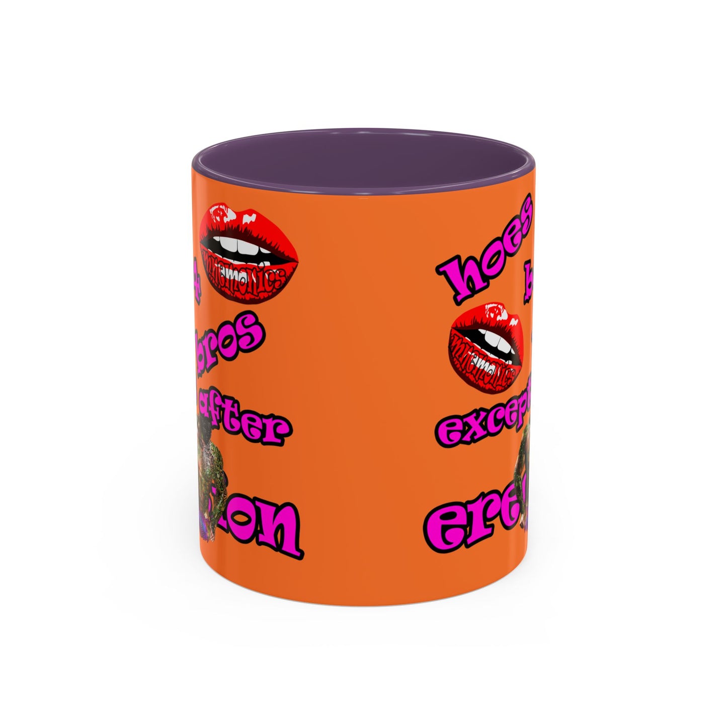hoes b4 bros - Accent Mug (crusta)