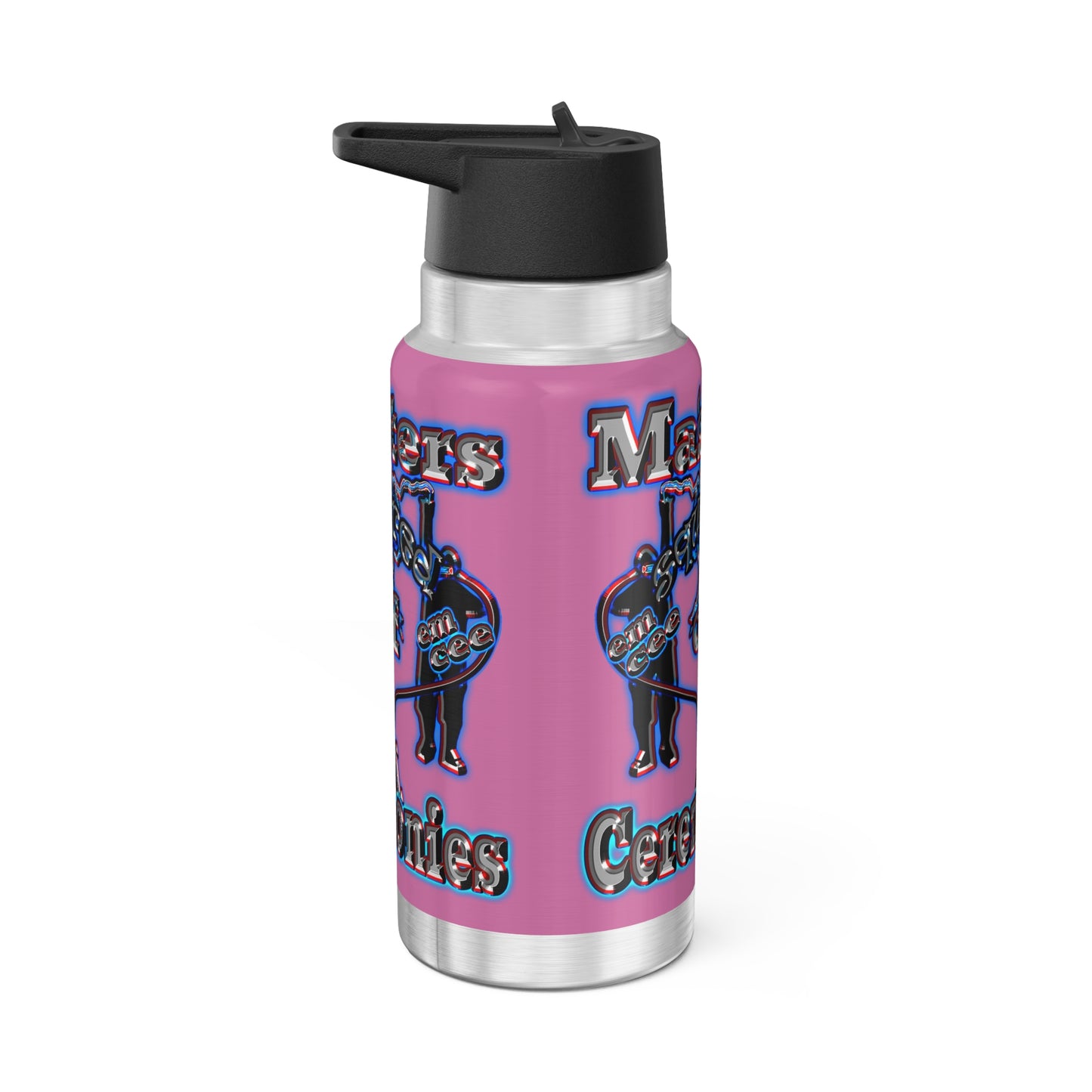 em cee squared - Gator Tumbler, 32oz (light pink)