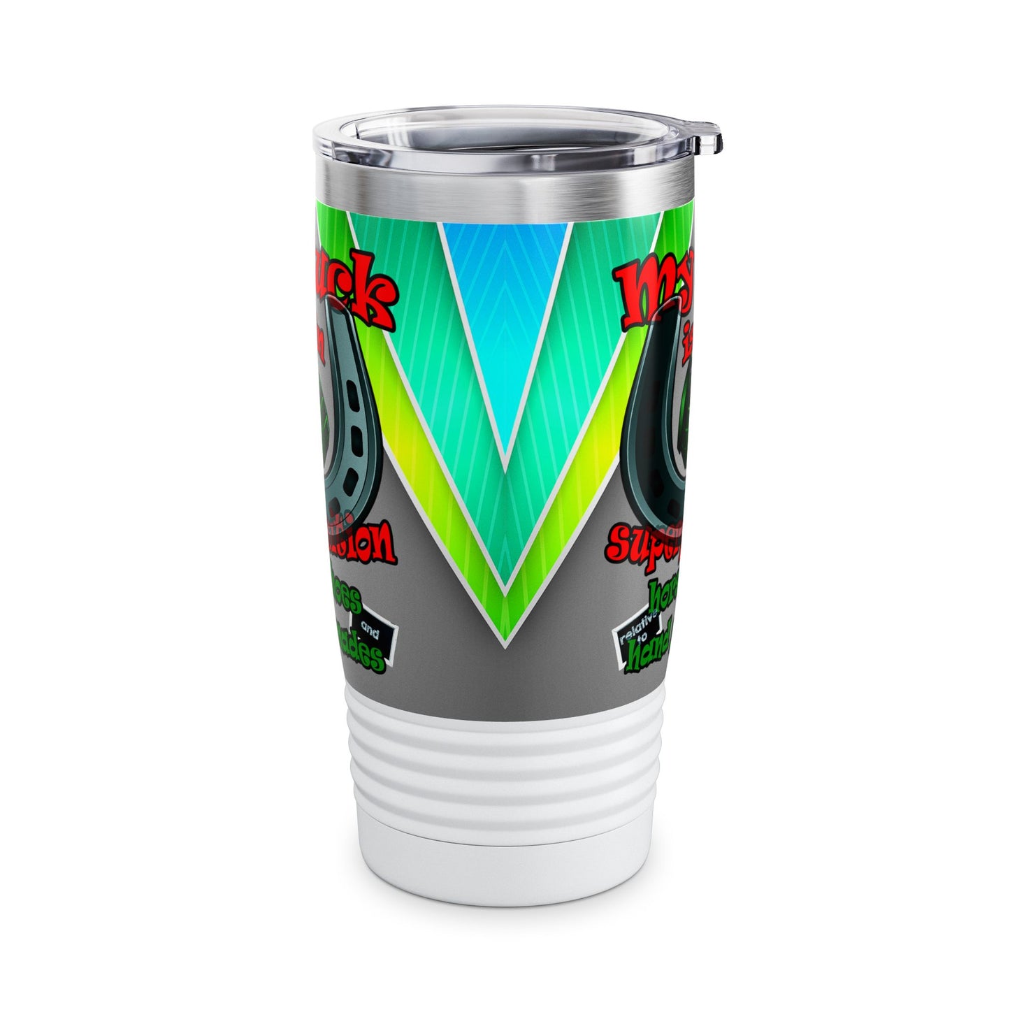 my luck - Ringneck Tumbler, 20oz (rainbow split)