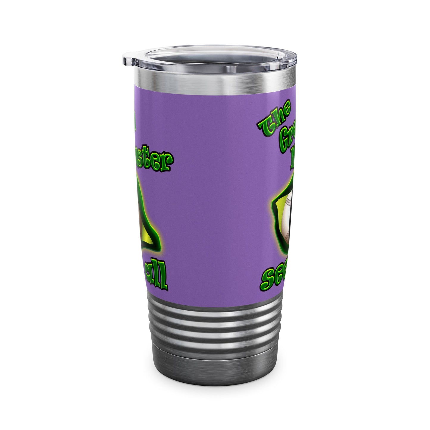 green monster - Ringneck Tumbler, 20oz (light purple)