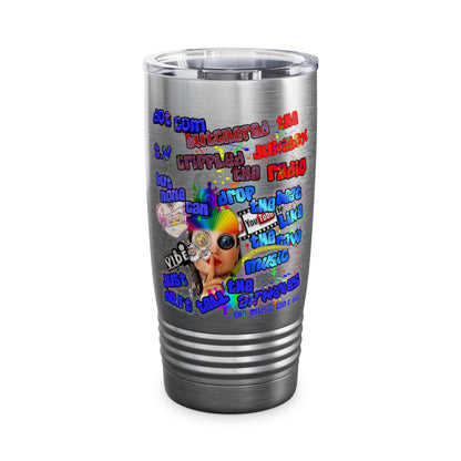 drop the beat - Ringneck Tumbler, 20oz