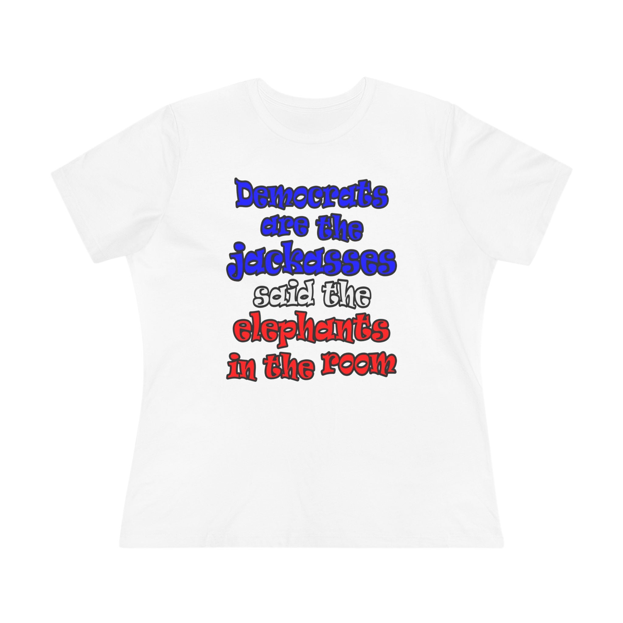 donkeys and elephants - Women's Premium Tee