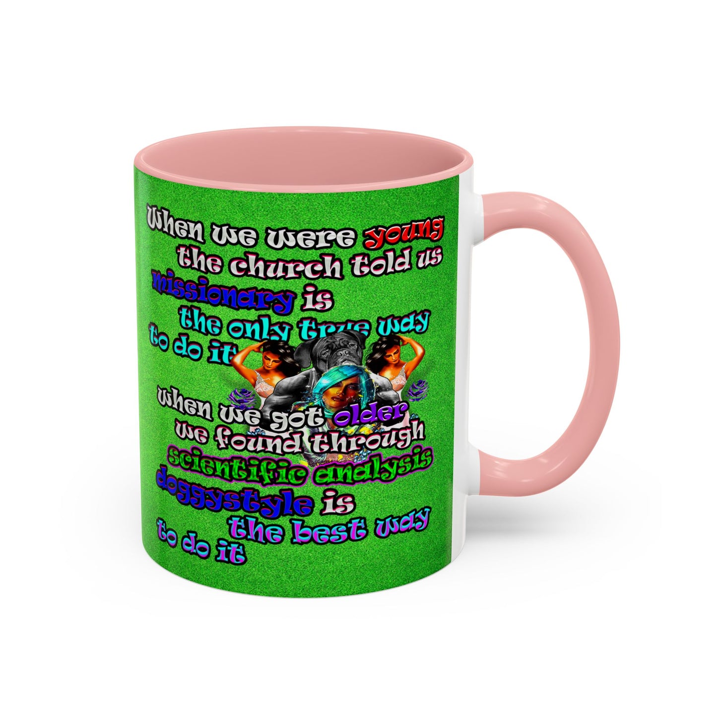 doggystyle - Accent Mug (green turf)