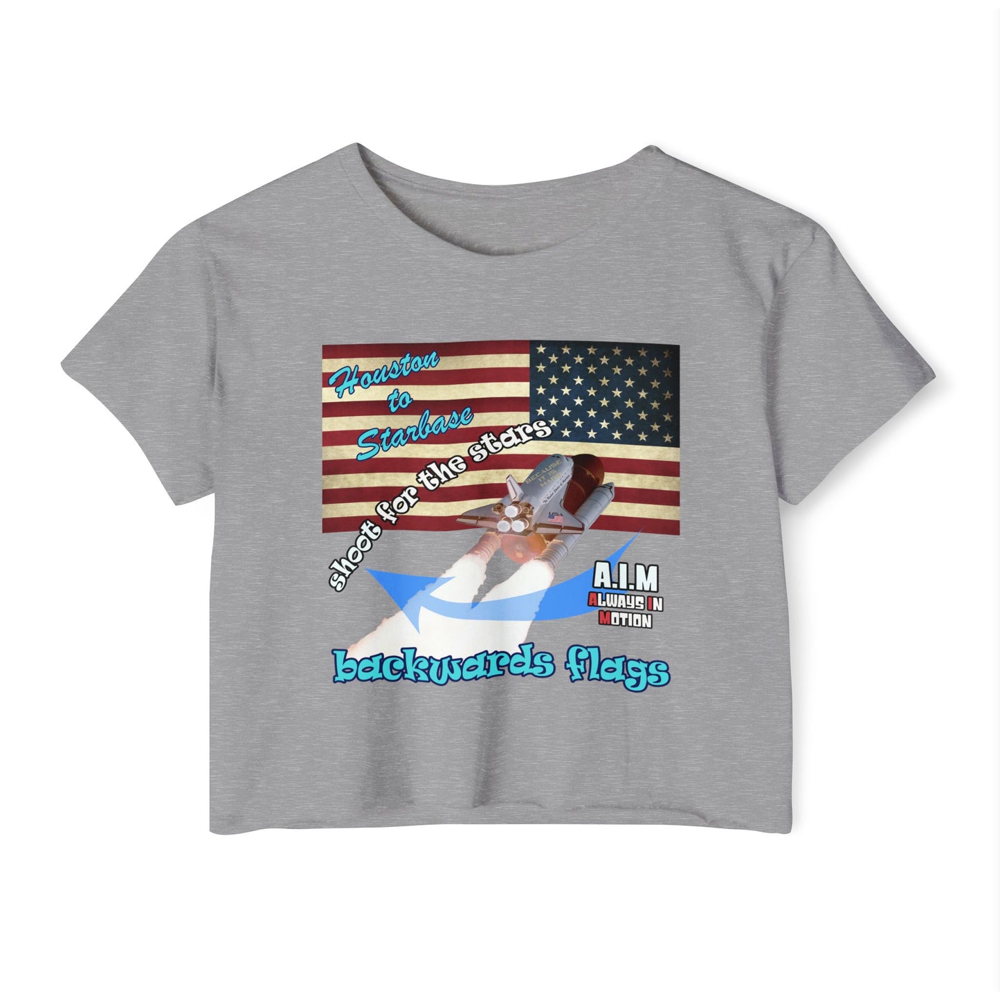shoot for the stars - Women's Festival Crop Top