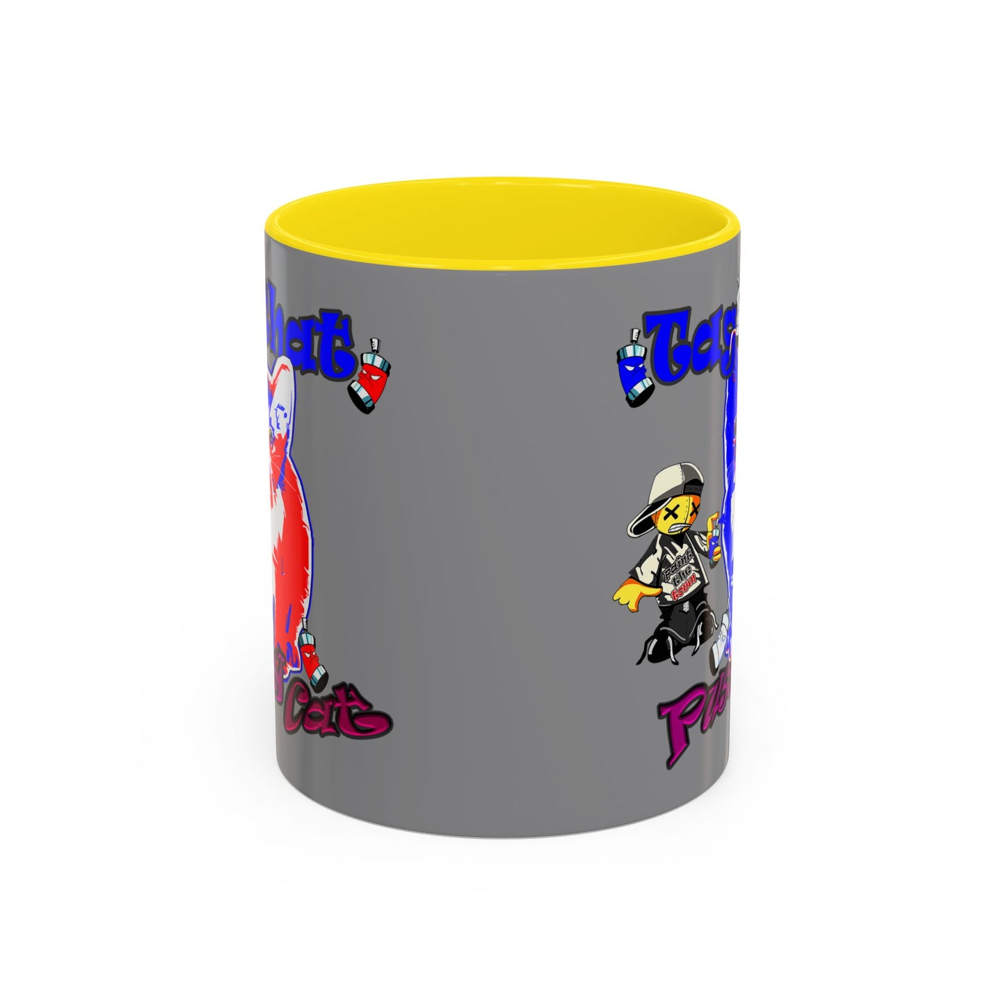 tag that - Accent Mug (grey)