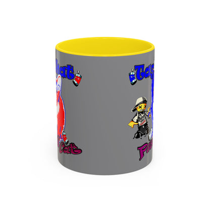 tag that - Accent Mug (grey)