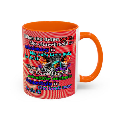 doggystyle - Accent Mug (yellow-orange wave)