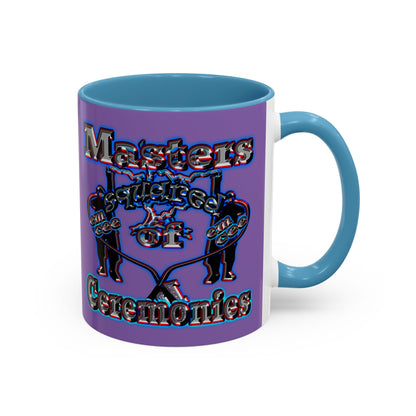 em cee squared - Accent Mug (light purple)