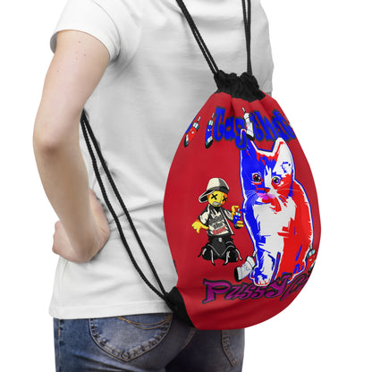 tag that - Drawstring Bag (dark red)