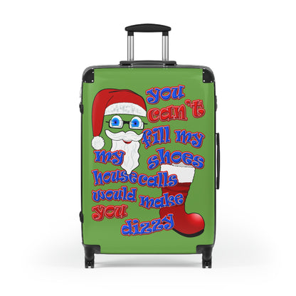 santa's shoes - Suitcase (green)