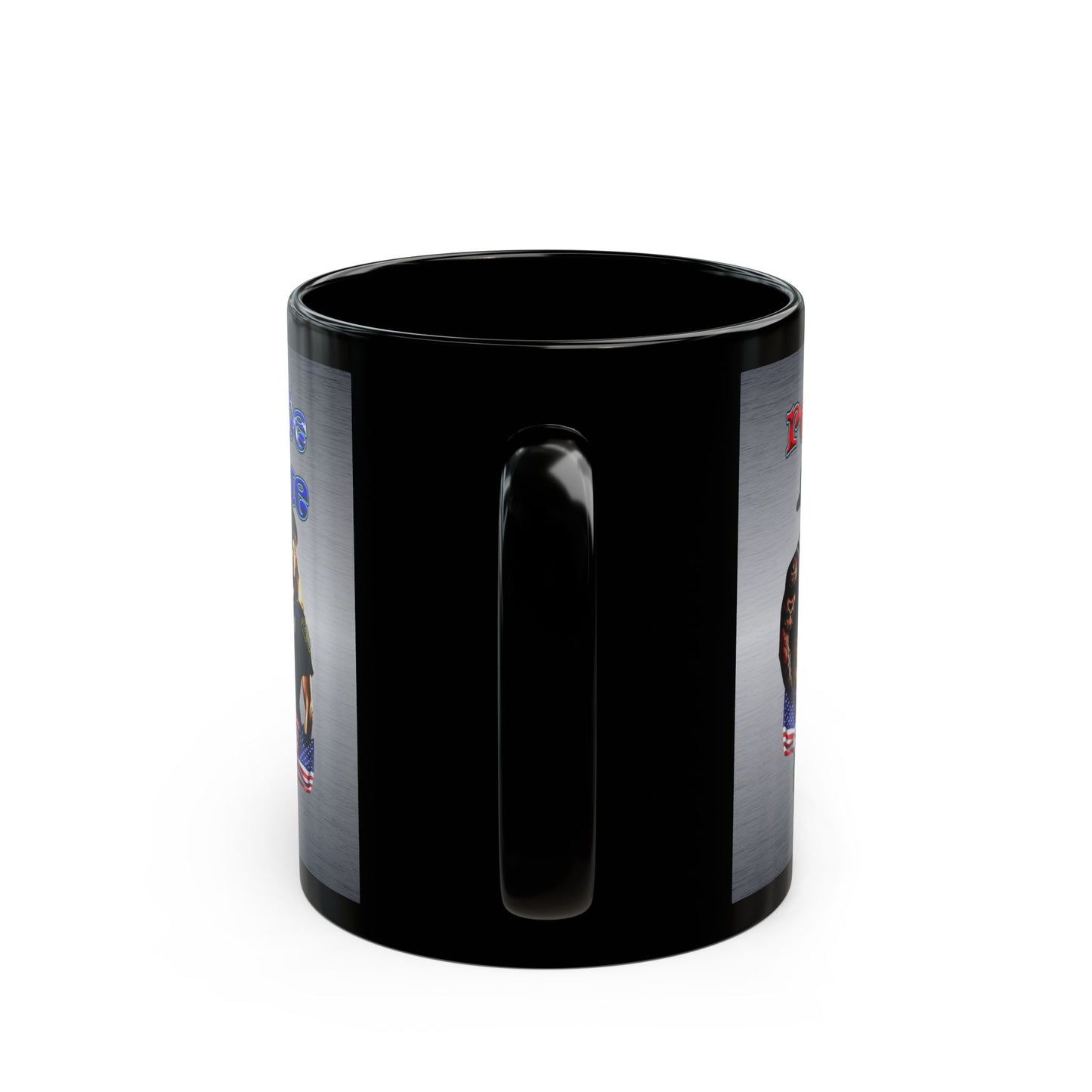 rw&b lives matter - Black Mug (brushed nickel)