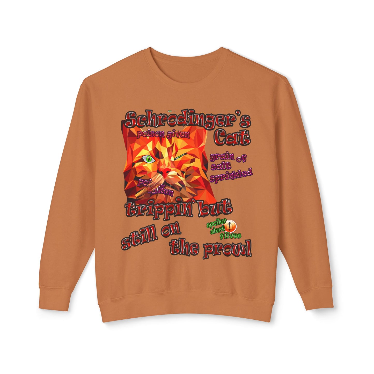 schrodinger's cat - Unisex Lightweight Crewneck Sweatshirt