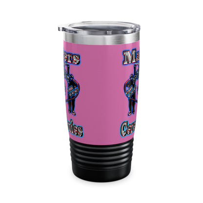 em cee squared - Ringneck Tumbler, 20oz (light pink)