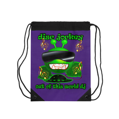 disc jockey - Drawstring Bag (purple)