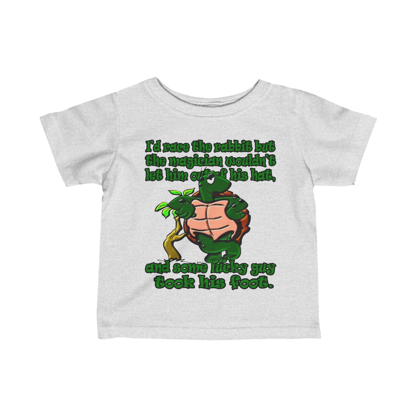 turtle race - Infant Fine Jersey Tee