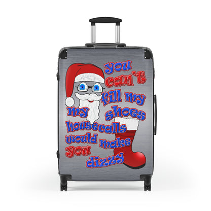 santa's shoes - Suitcase (brushed nickel)