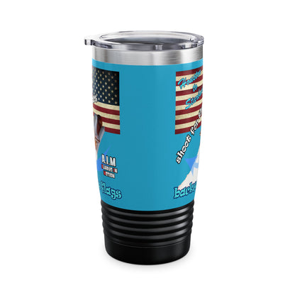 shoot for the stars - Ringneck Tumbler, 20oz (turquoise)