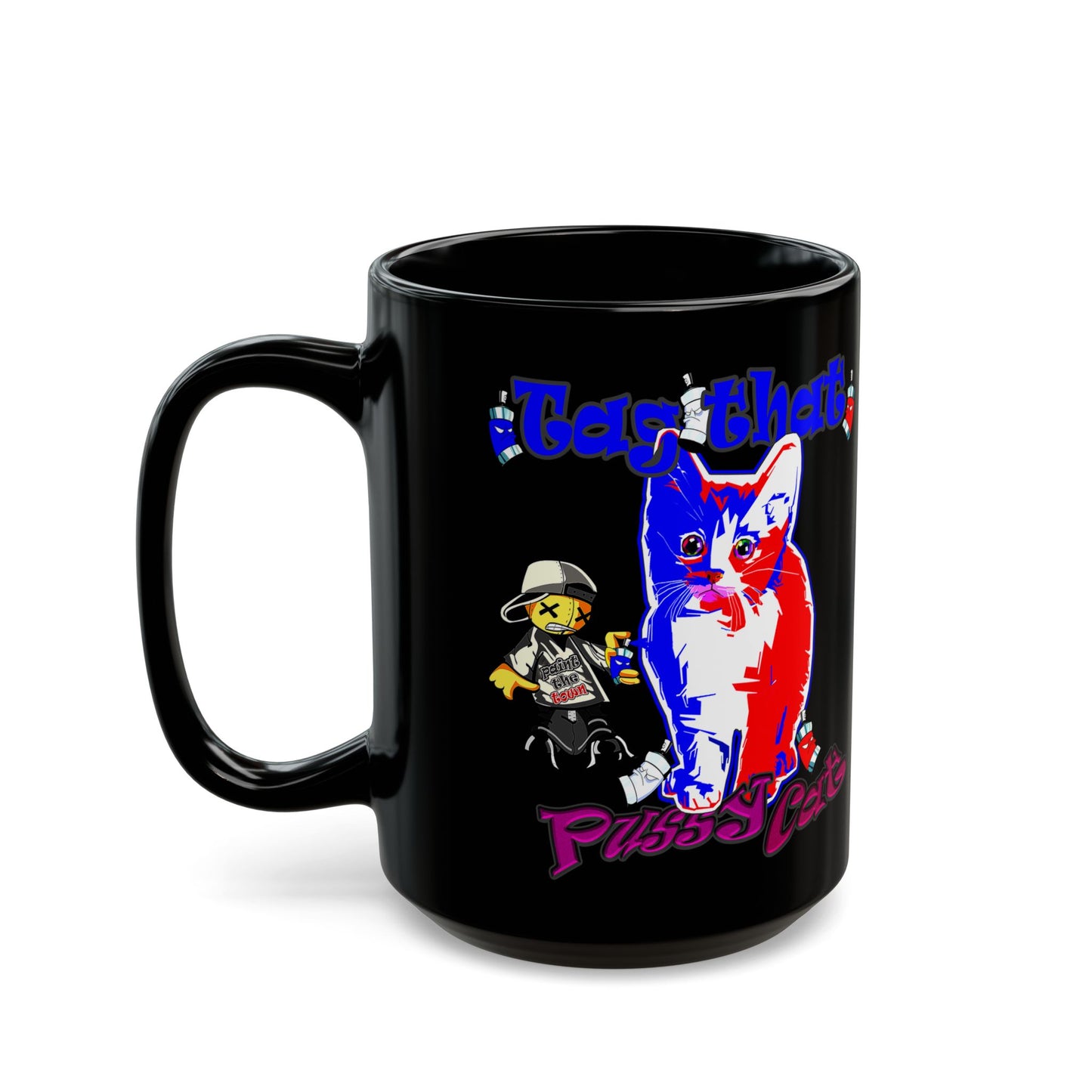 tag that - Black Mug (black)