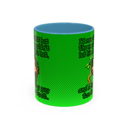 turtle race - Accent Mug (logo green)