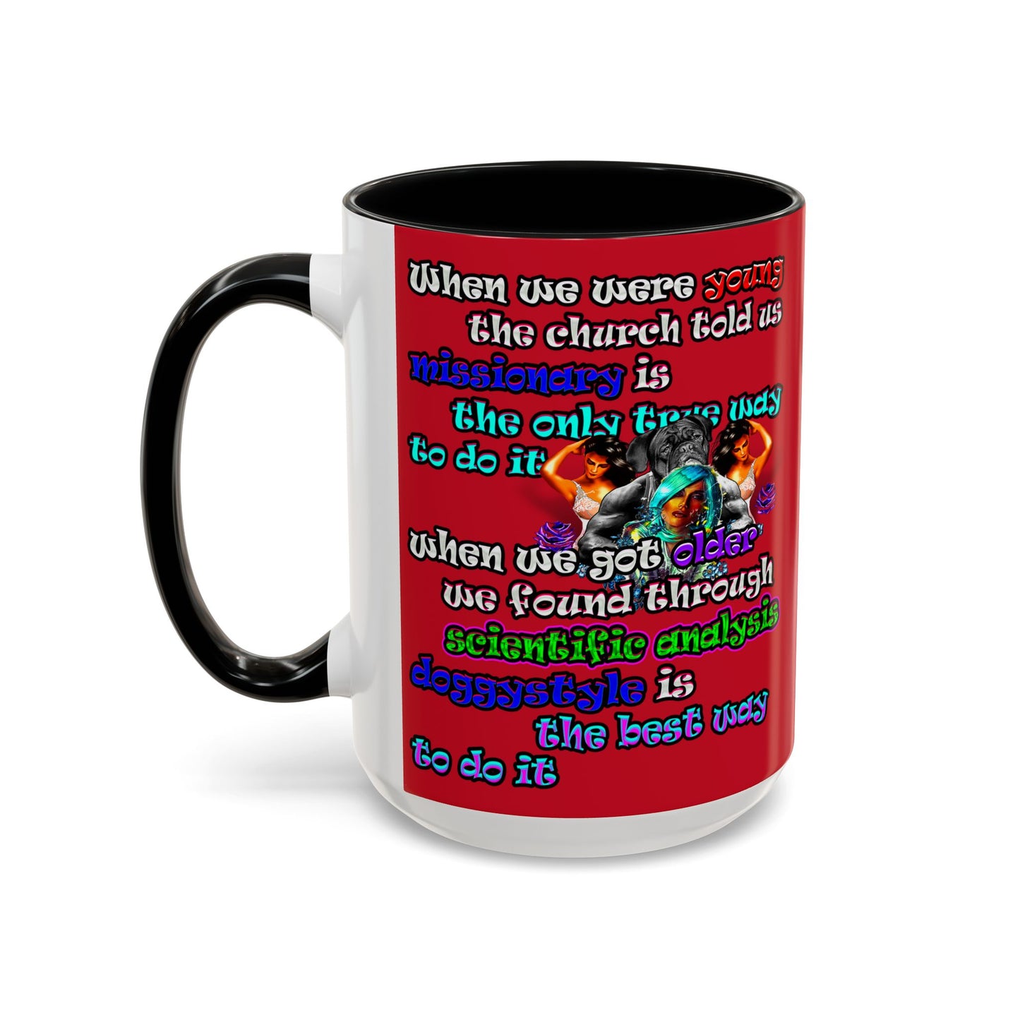 doggystyle - Accent Mug (dark red)