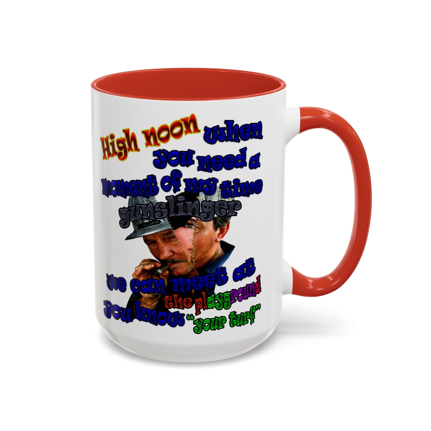high noon - Accent Mug (white)