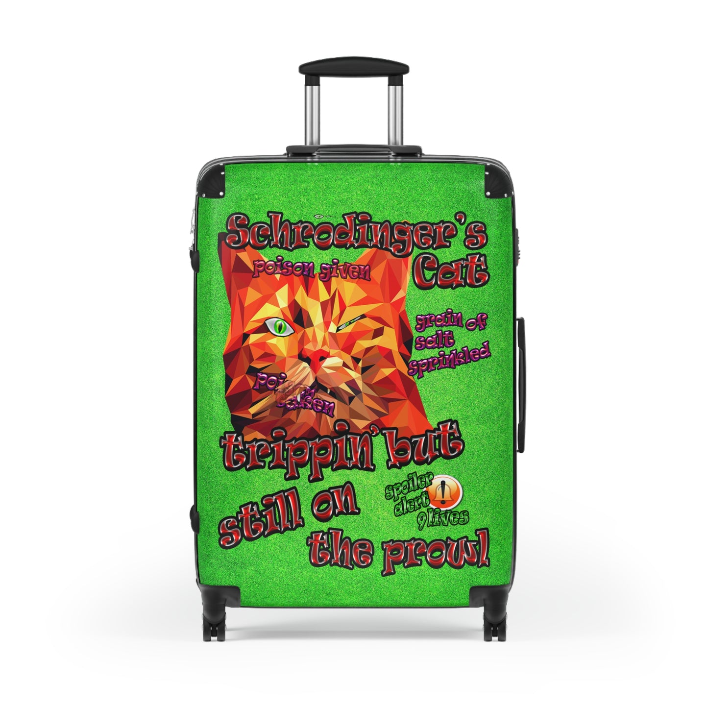 schrodinger's cat - Suitcase (green turf)