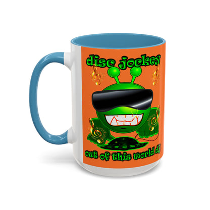 disc jockey - Accent Mug (crusta)