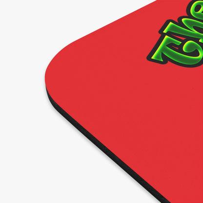 green monster - Mouse Pad (Rectangle) (red)
