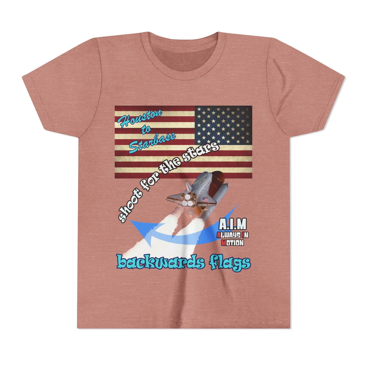 shoot for the stars - Youth Short Sleeve Tee